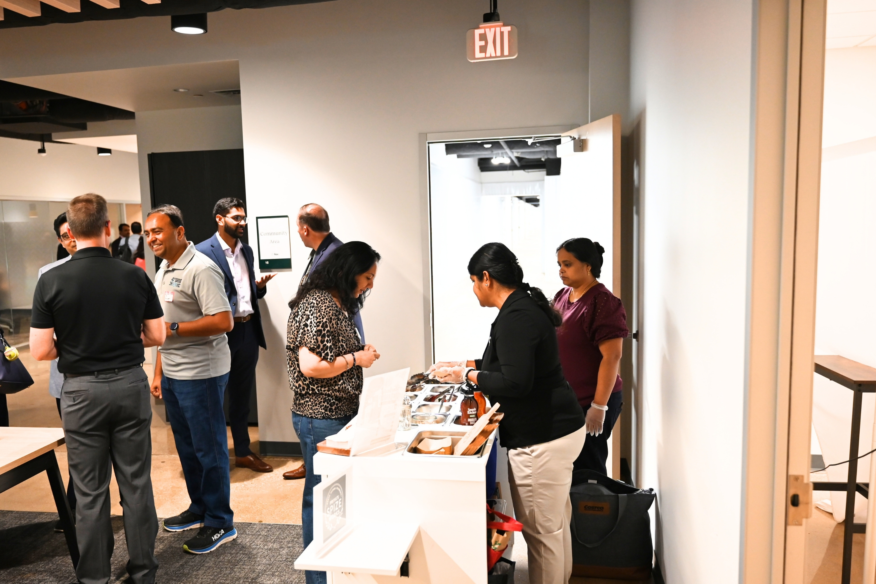 Priya's Spize Works at the US India Chamber of Commerce - Happy Hour