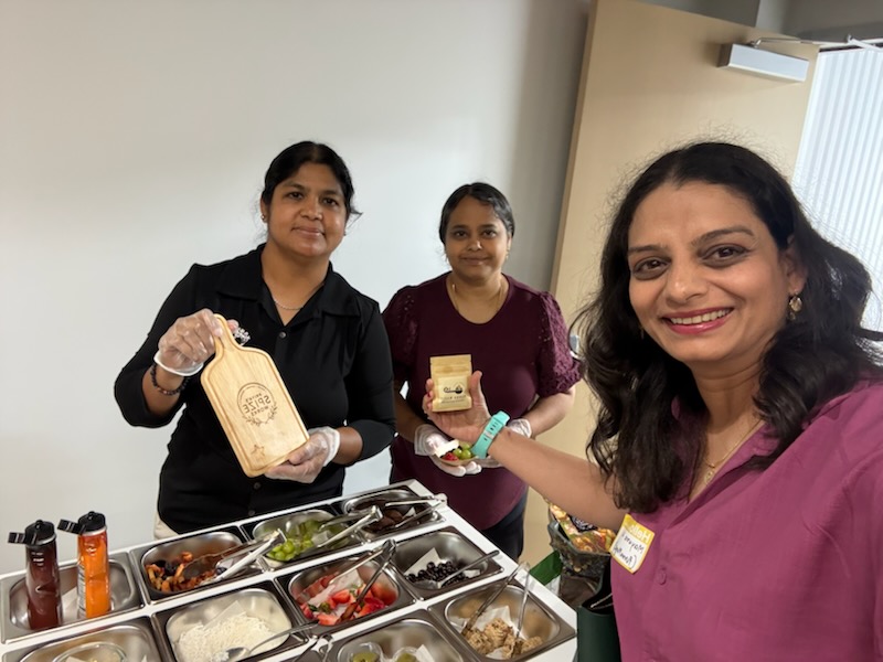 Priya's Spize Works at the US India Chamber of Commerce - Happy Hour