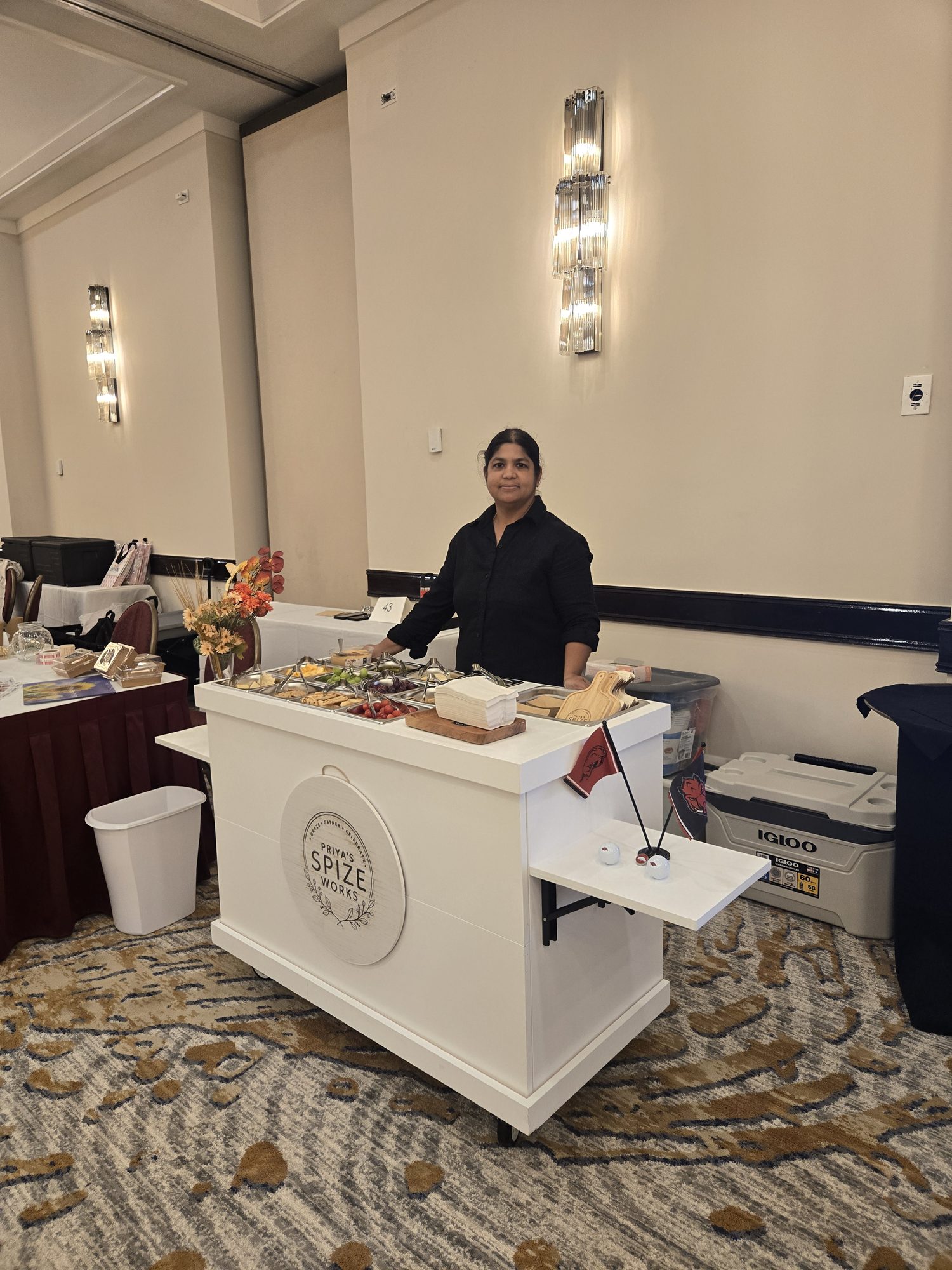 Priya's Spize Works at the US India Chamber of Commerce Metrocrest Business Expo