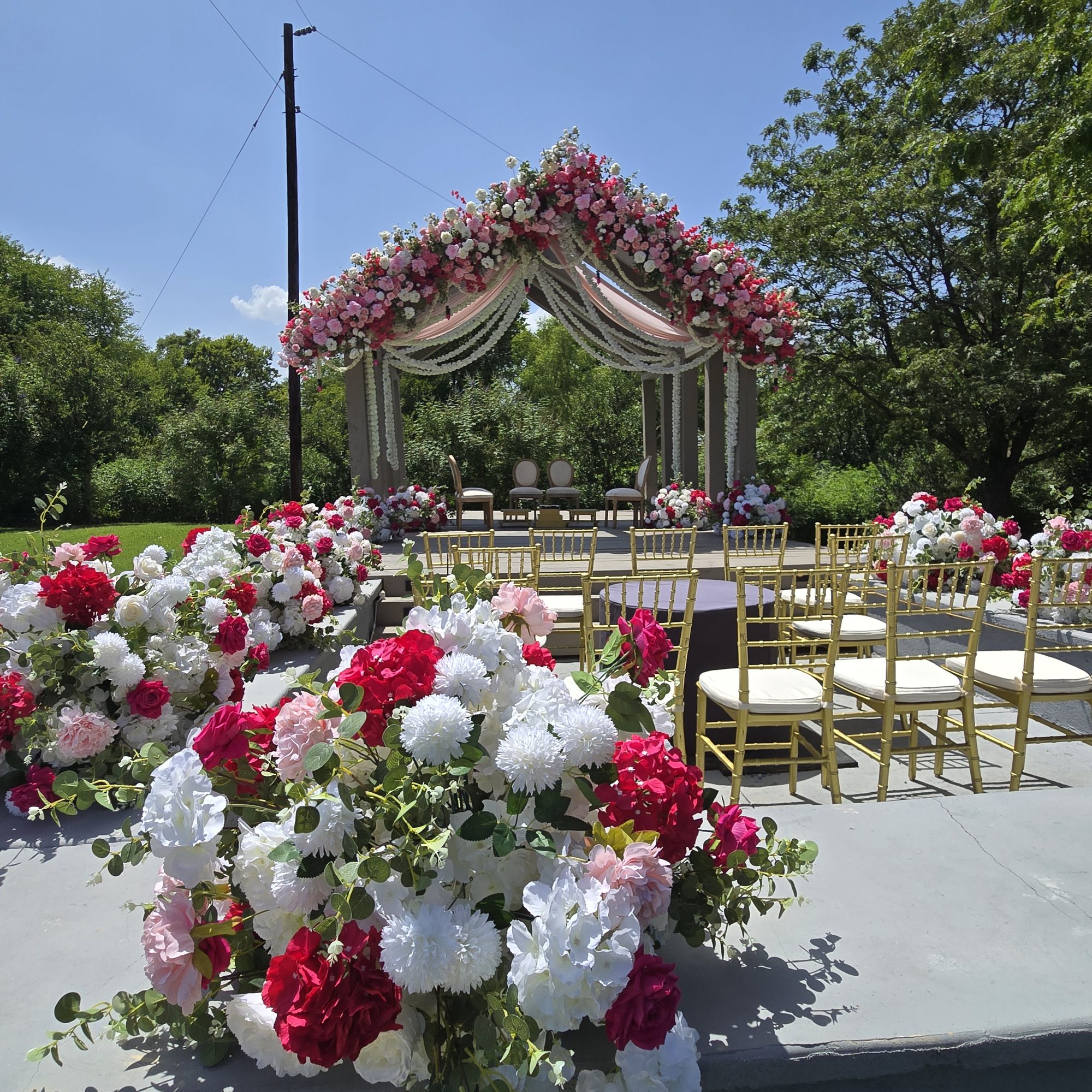 Priya's Spize Works at the Luxury Micro-Wedding Venue Open House, The Penrose House
