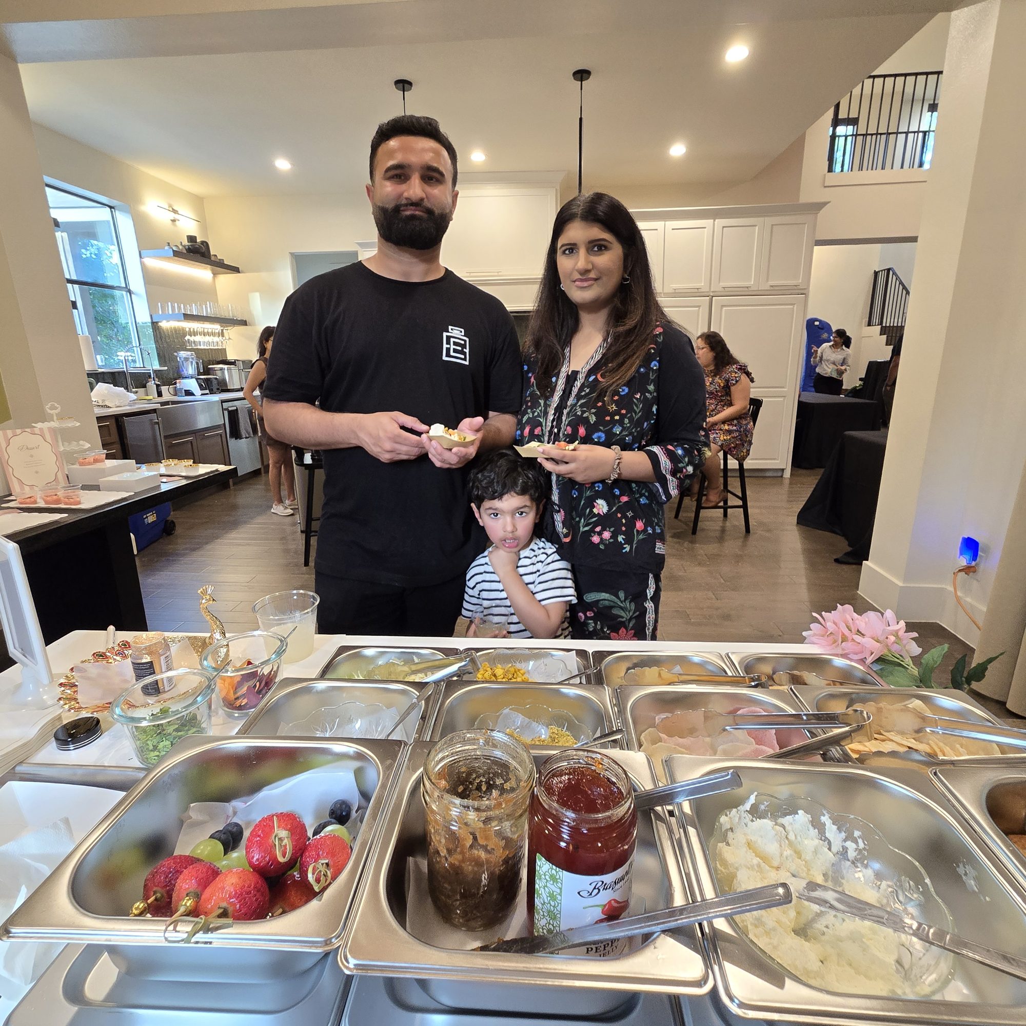 Priya's Spize Works at the Luxury Micro-Wedding Venue Open House, The Penrose House
